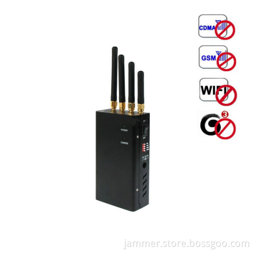 Signal Jammer 3G GSM CDMA Signal Jammer WiFi Signal Jammer Cell Phone 3G WiFi Signal Jammer Cooling Fans Output 3W